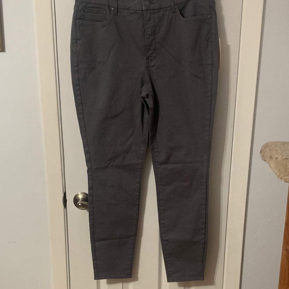 NYDJ Charcoal Skinny Jeans Sz large